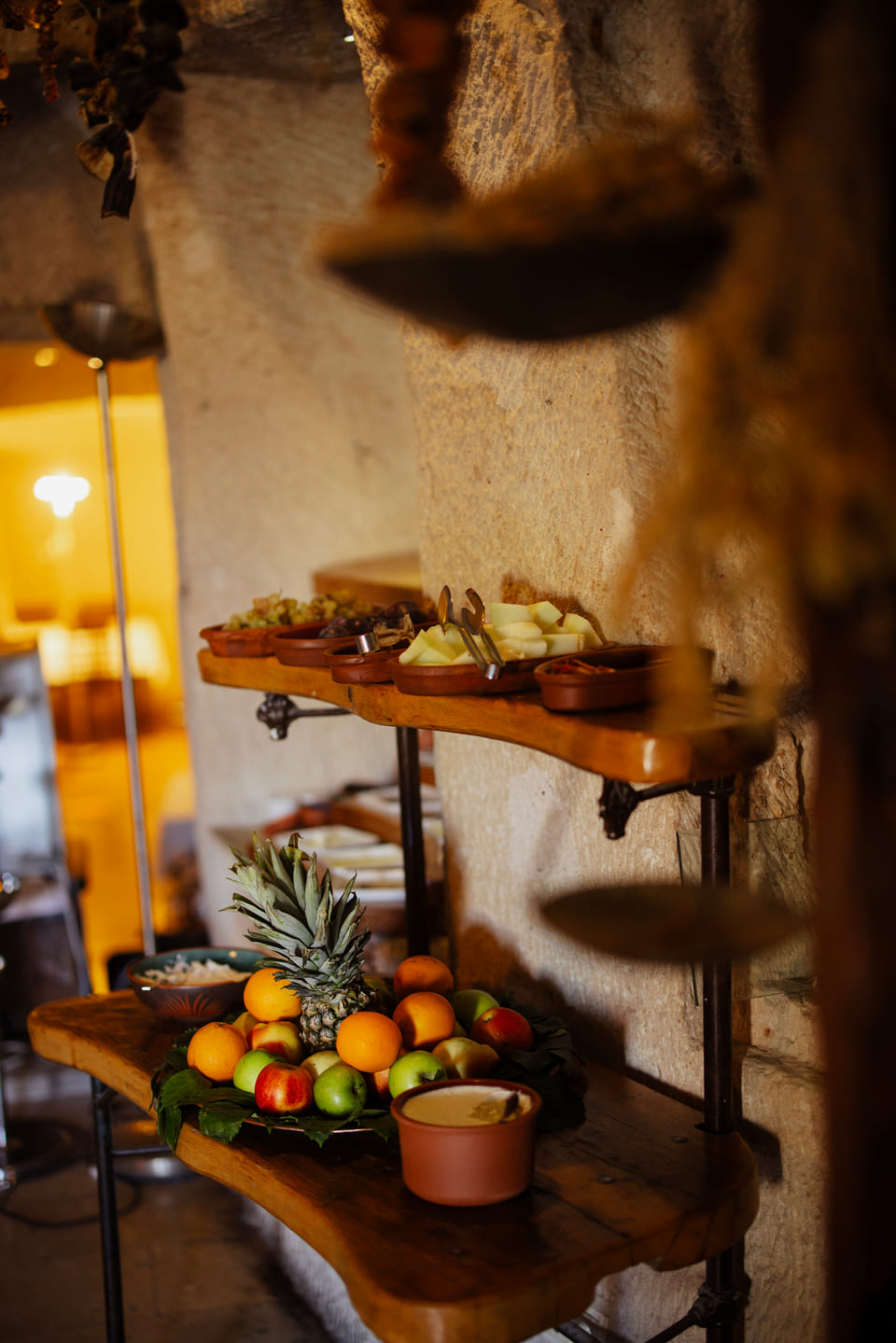 The fruit trolley at breakfast